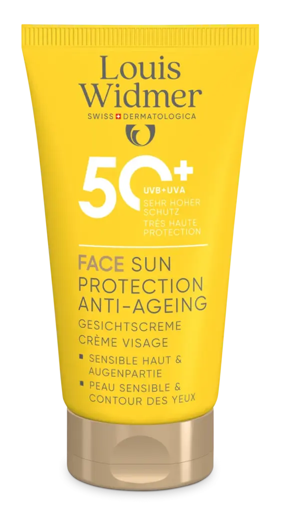 Louis Widmer Face Sun Protection Anti-ageing 50+ zonder Parfum (50 ml)