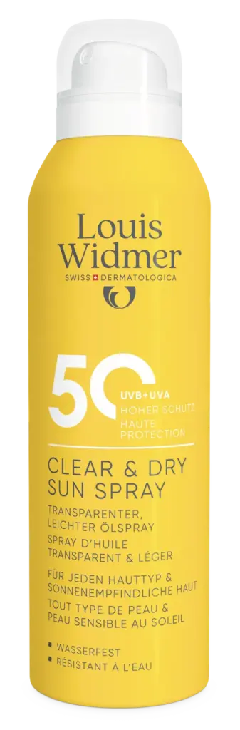 Louis Widmer Clear & Dry Sun Spray 50 Licht Geparfumeerd (200 ml)