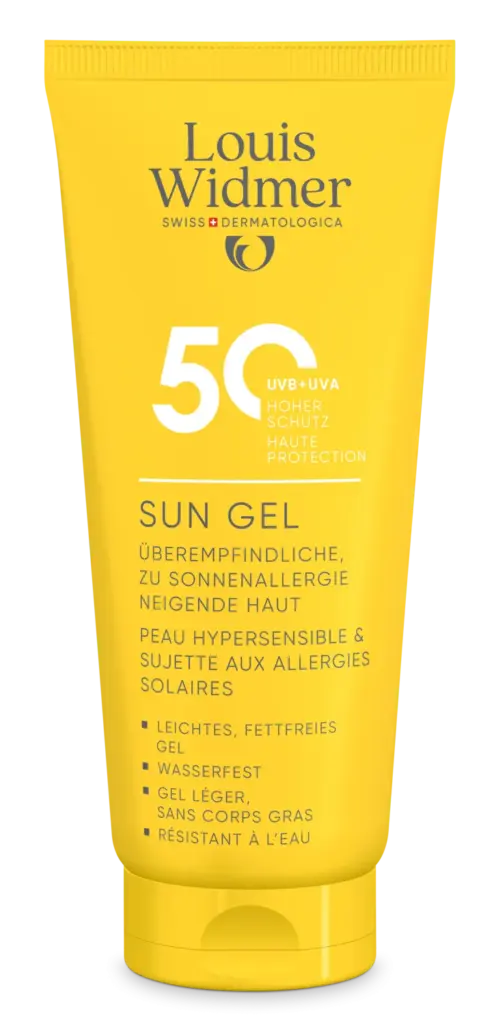 Louis Widmer Sun Gel 50 zonder Parfum (100 ml)