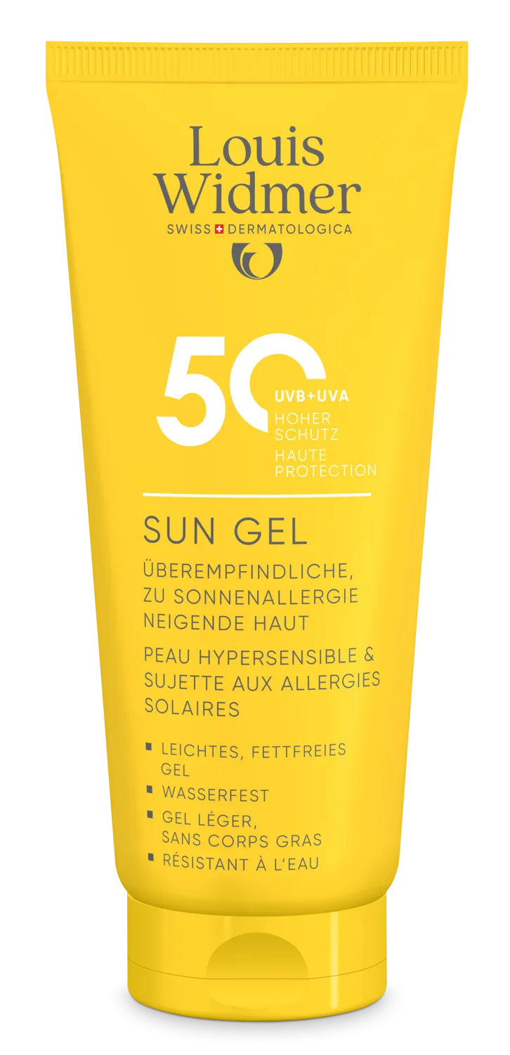 Louis Widmer Sun Gel 50 zonder Parfum (100 ml)