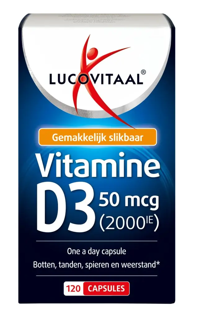 Lucovitaal D3 50mcg 2000ie Vitamine (120 softgels)