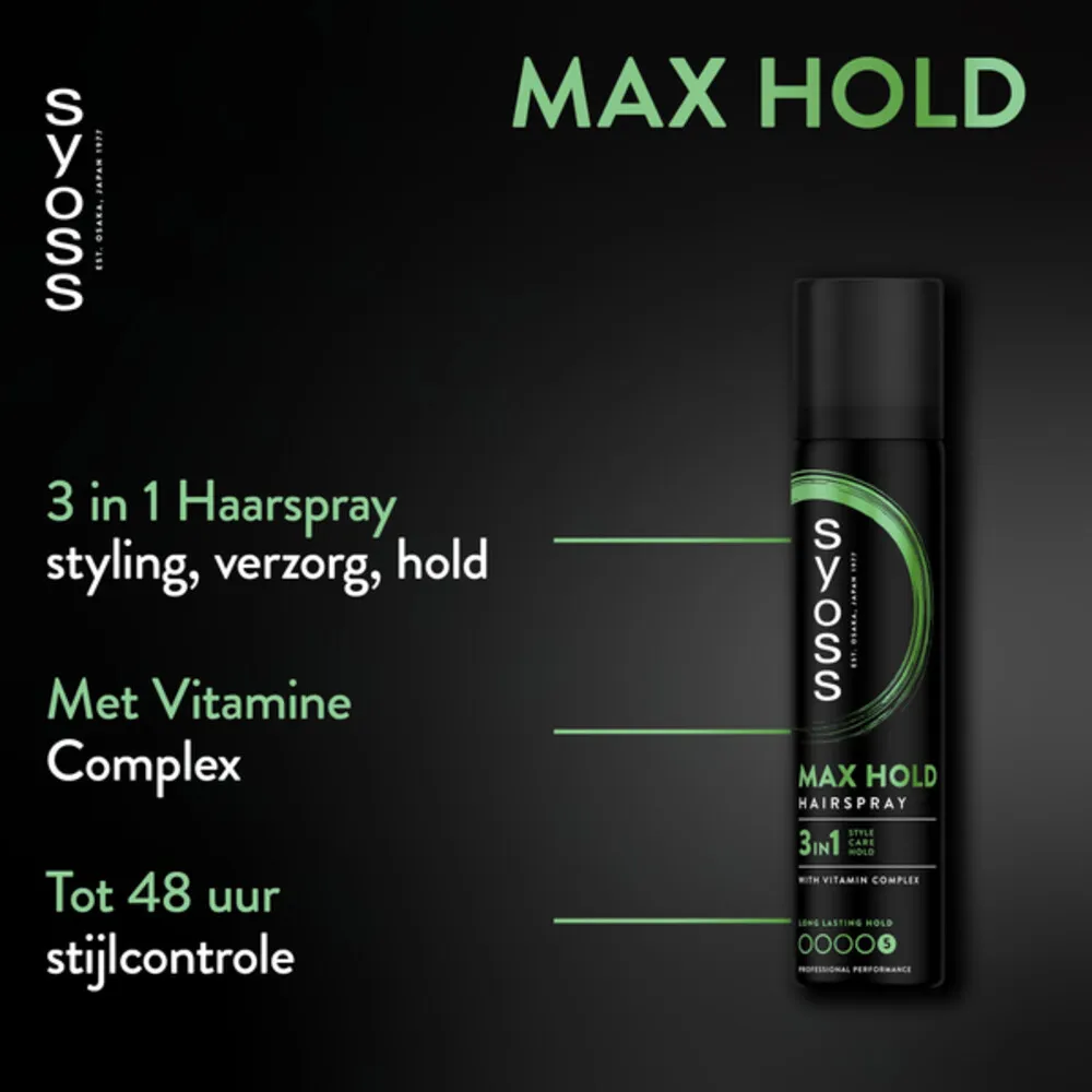 Syoss Haarspray Max Hold (300 ml) - image 2