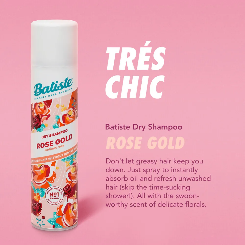 Batiste Droogshampoo Rose Gold (200 ml) - image 5