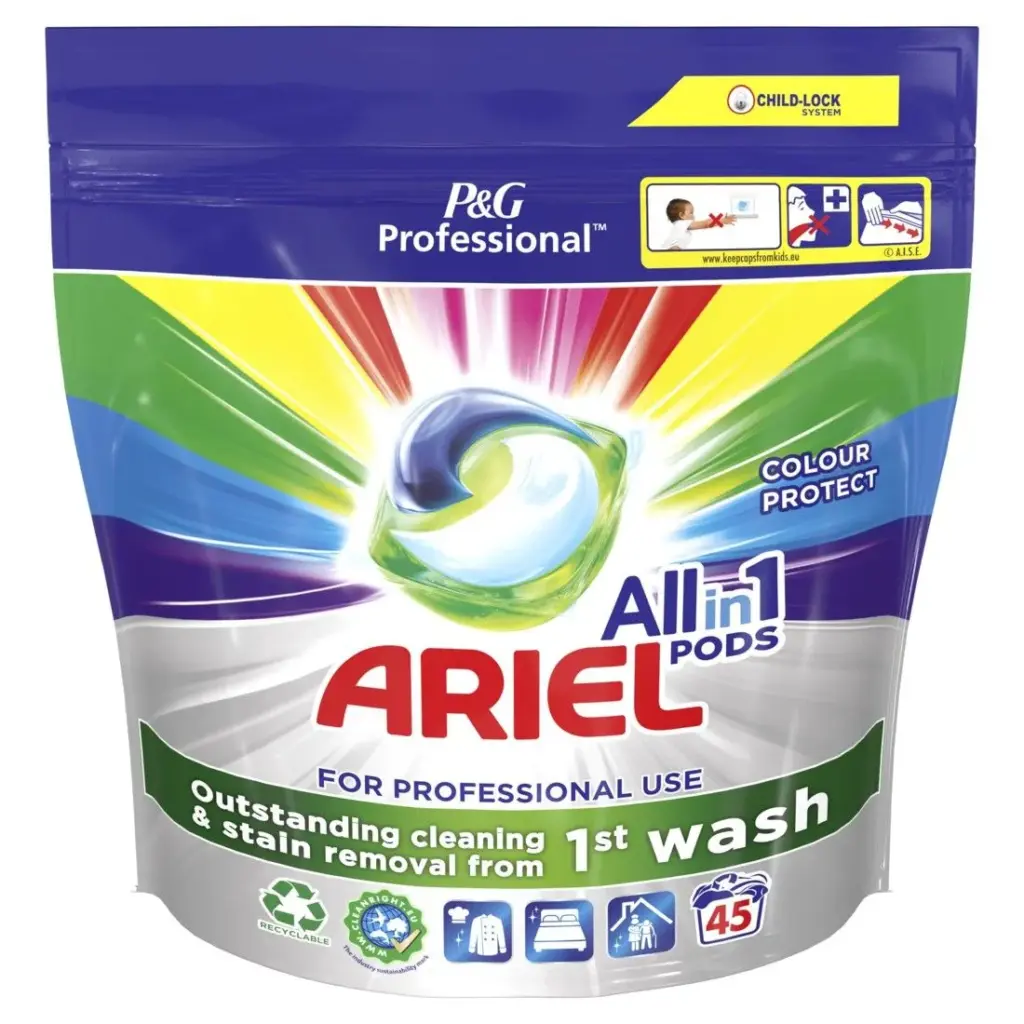 Ariel Professional All-In-1 Pods Wasmiddel Color (45 pods)