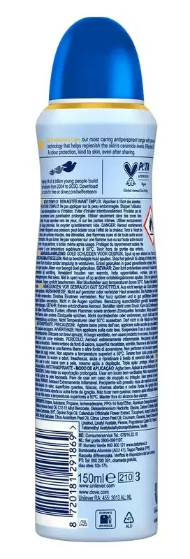 Dove Deodorant Spray Talco (150 ml)