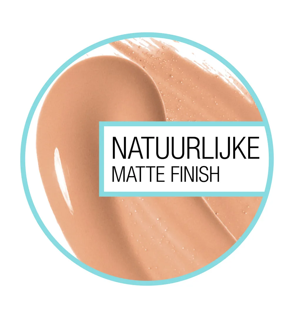 Maybelline Foundation Fit Me Matte + Poreless 128 Warm Nude (1 stuk)