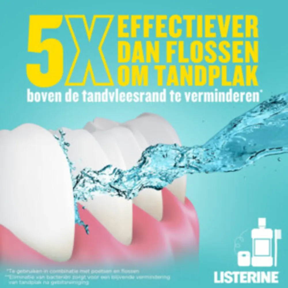 Listerine Mondwater Coolmint Mild (1000 ml)