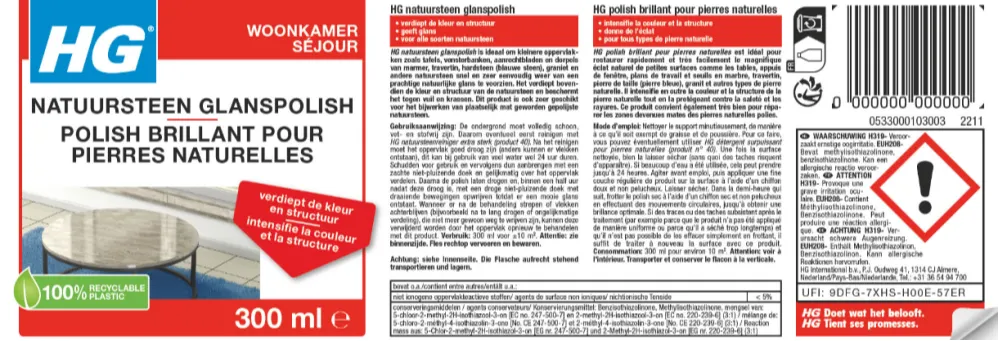 HG Natuursteen Glanspolish (300 ml) - image 2