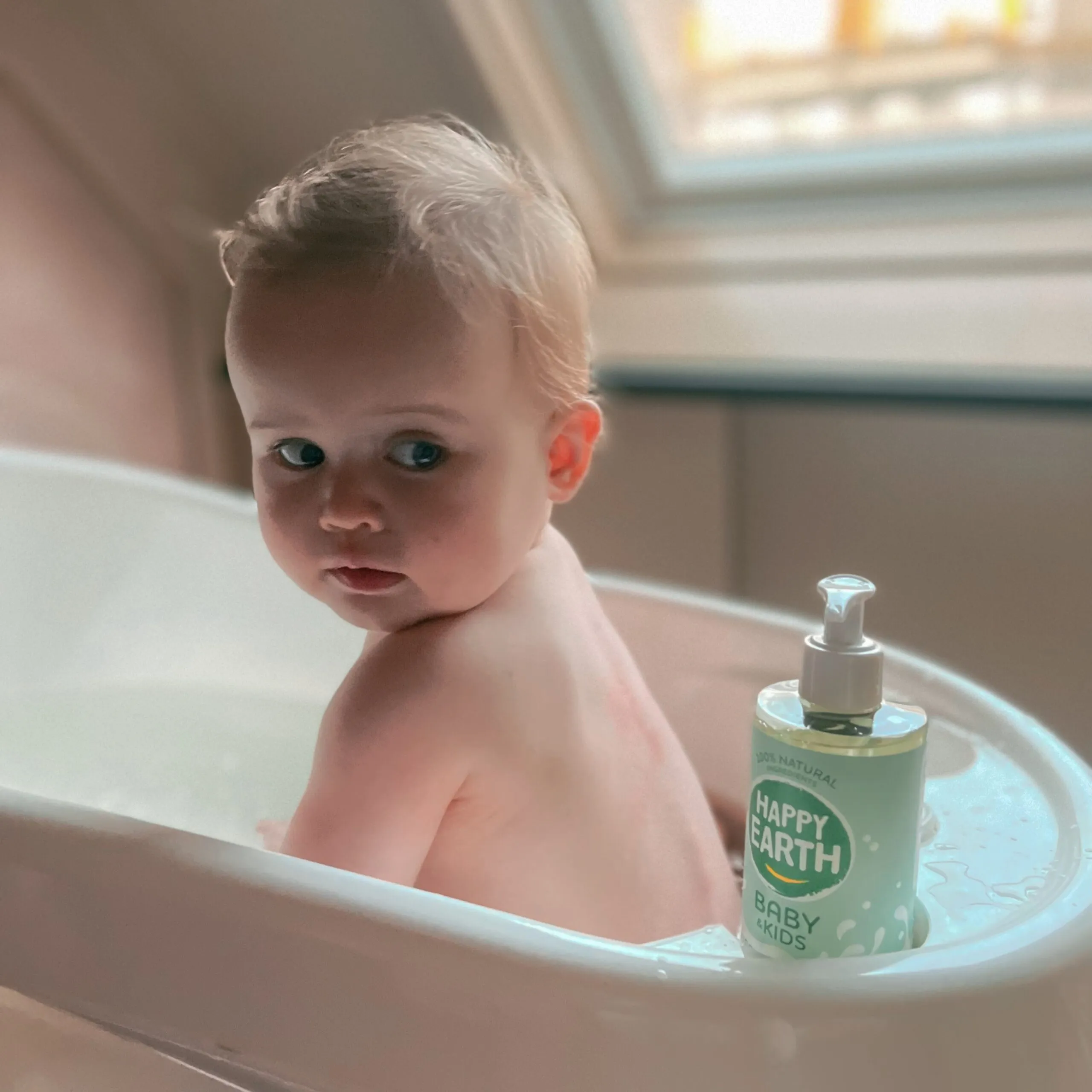 Happy Earth Was & badgel zeepvrij baby & kids (300 ml) - image 4
