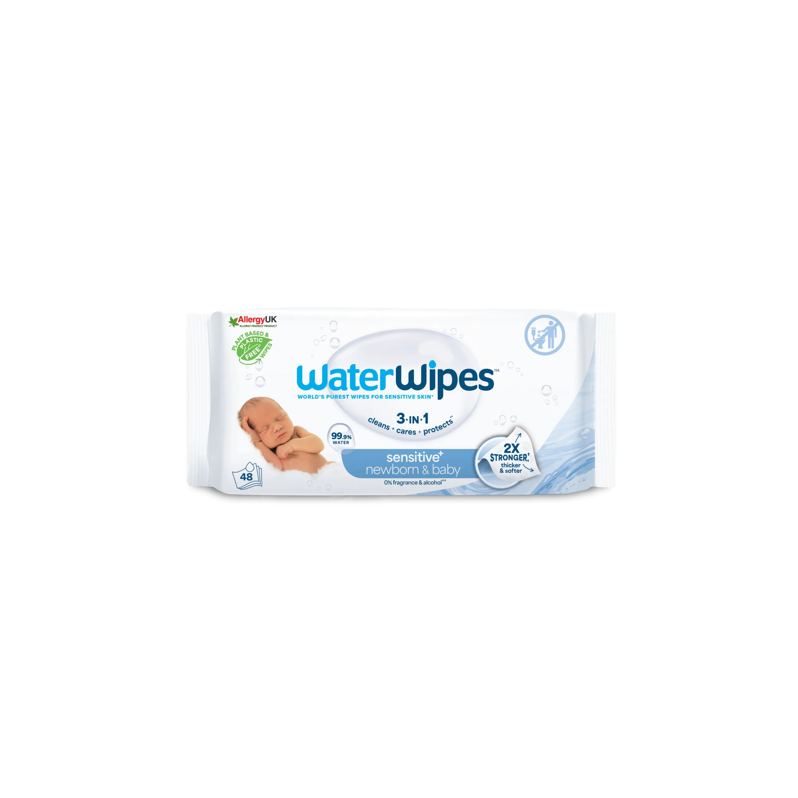 WaterWipes Babydoekjes (48 stuks)
