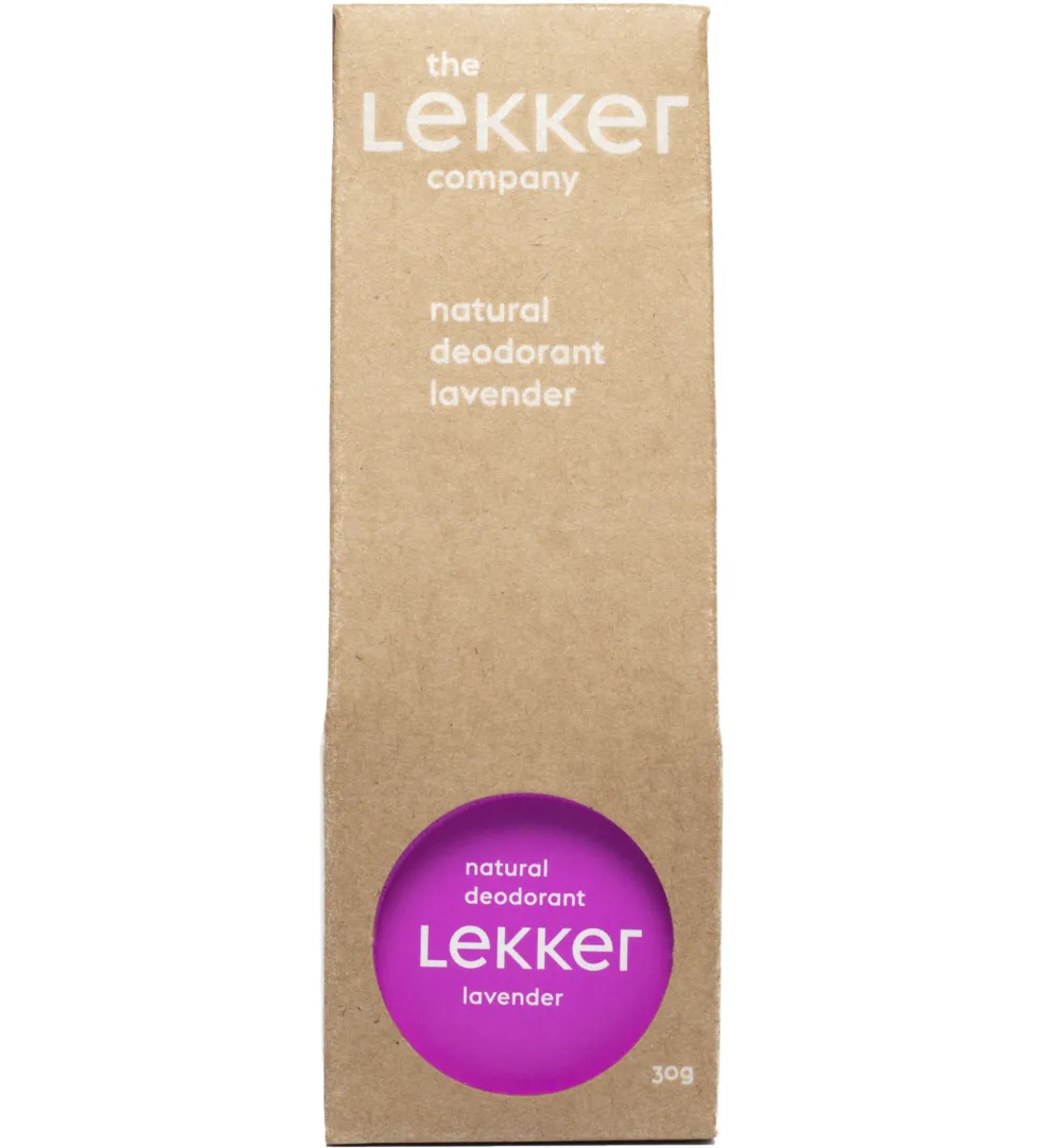 The Lekker Company Deodorant lavendel (30 gr)