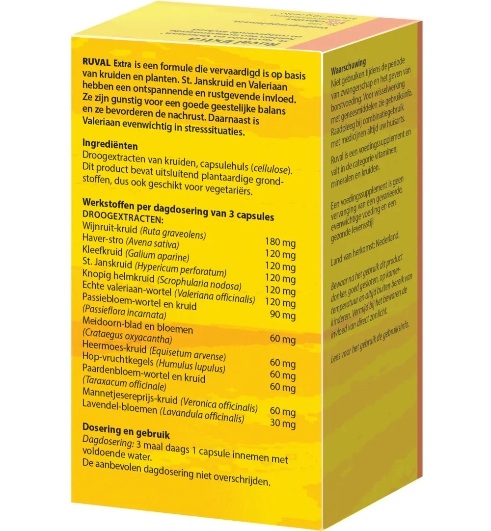 Bloem Ruval met St Janskruid (100 capsules)