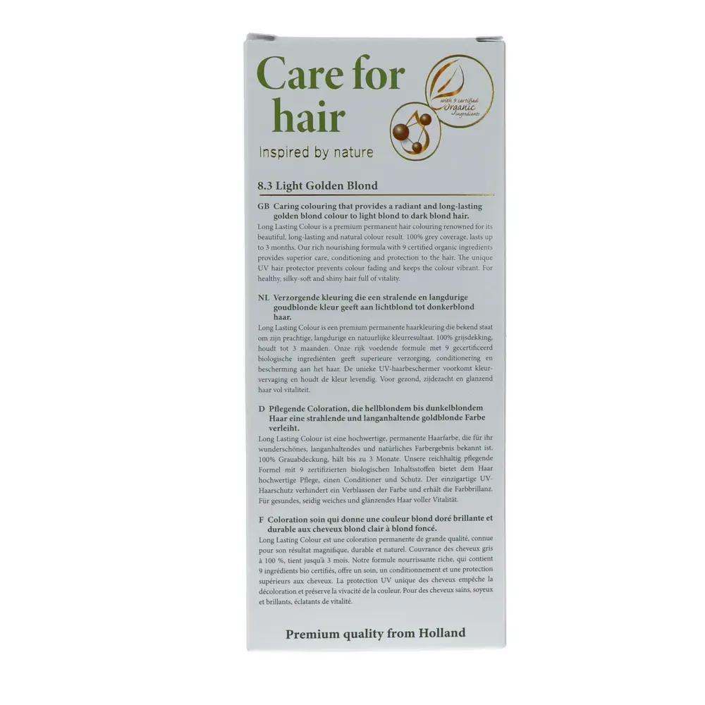 Hairwonder Long lasting colour 8.3 golden blond (100 ml)