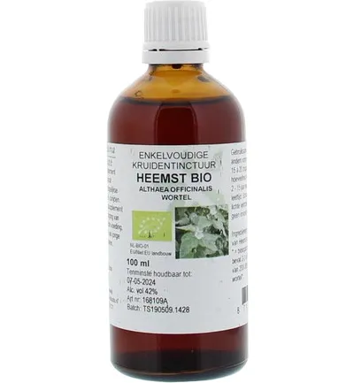 De Cruydhof Althaea officinalis rad/heemst tinctuur bio (100 ml)