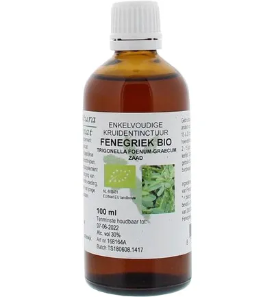 De Cruydhof Trigonella foenegriek / fenegriek tinctuur bio (100 ml)