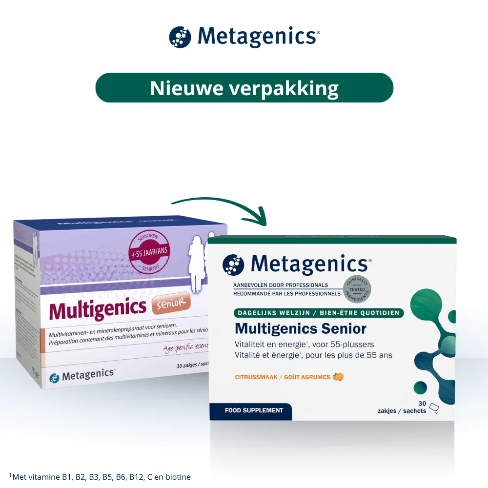 Metagenics MultiGenics Senior (30 zakjes)