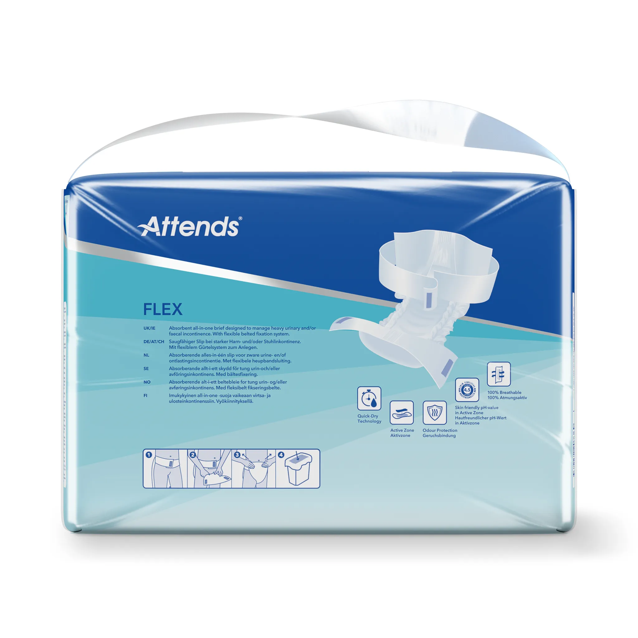 Attends Flex 9 Maat L 85-125 Cm (26 Stuks)