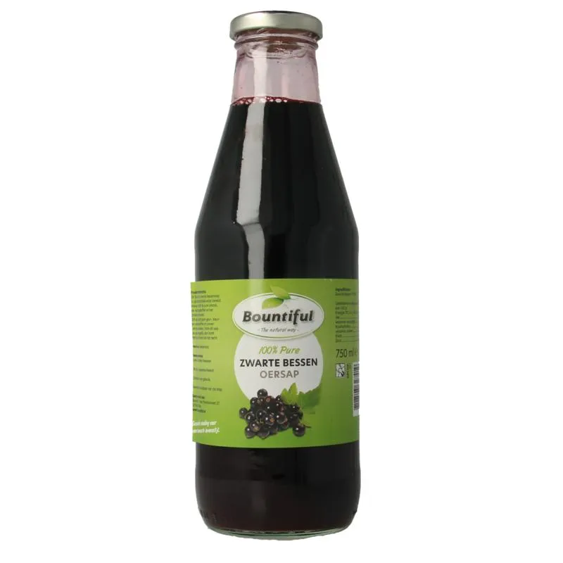 Bountiful Zwarte bessensap (750 ml)