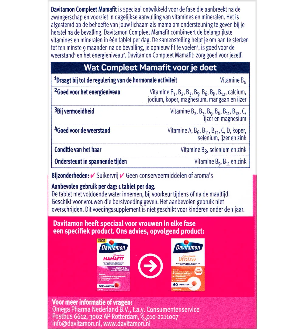Davitamon Mama fit (60 tabletten) - image 3