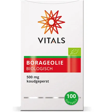 Vitals Borageolie 500 Mg Bio (100 softgels) - image 2
