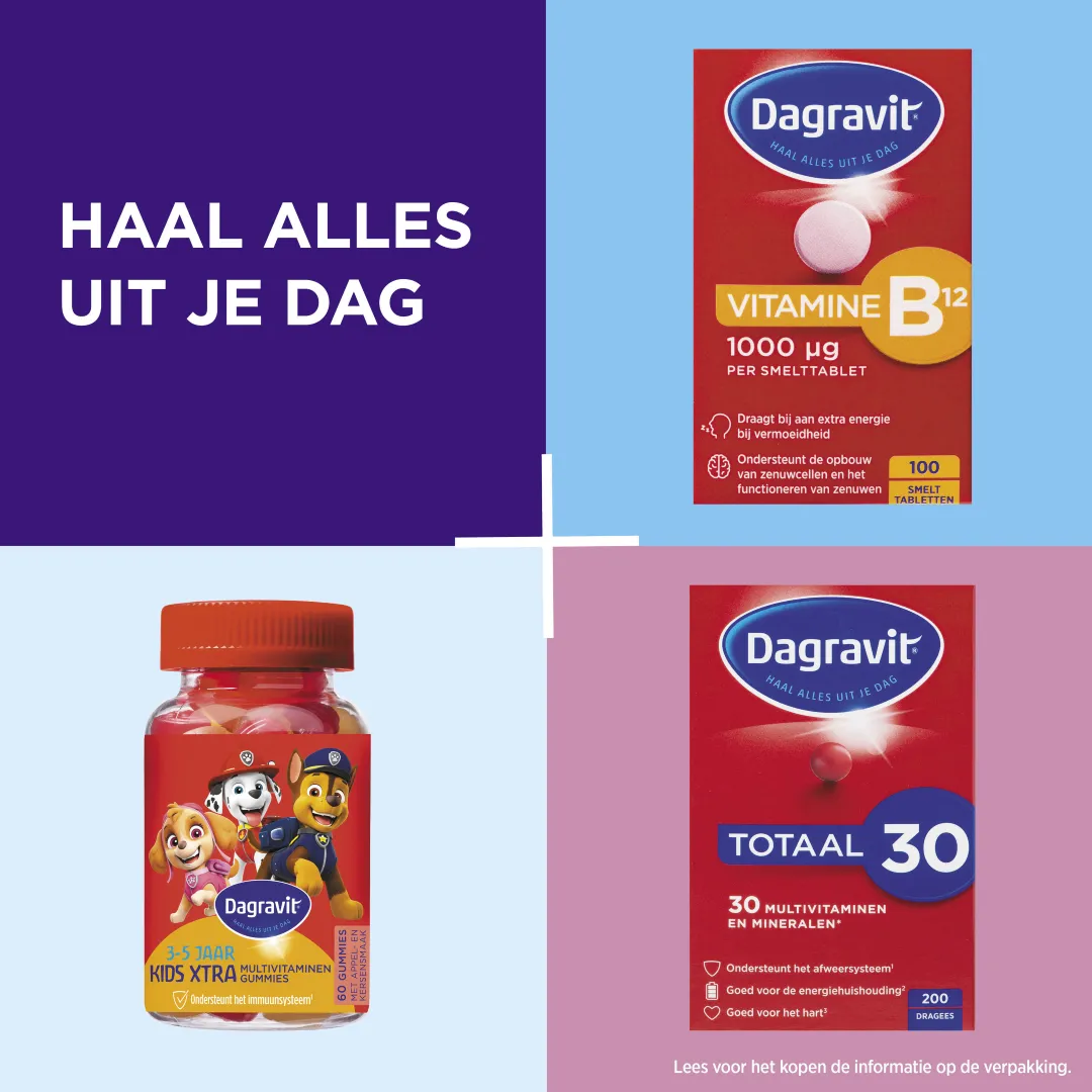 Dagravit Vitamine B12 1000mcg  (100 smelttabletten) - image 2