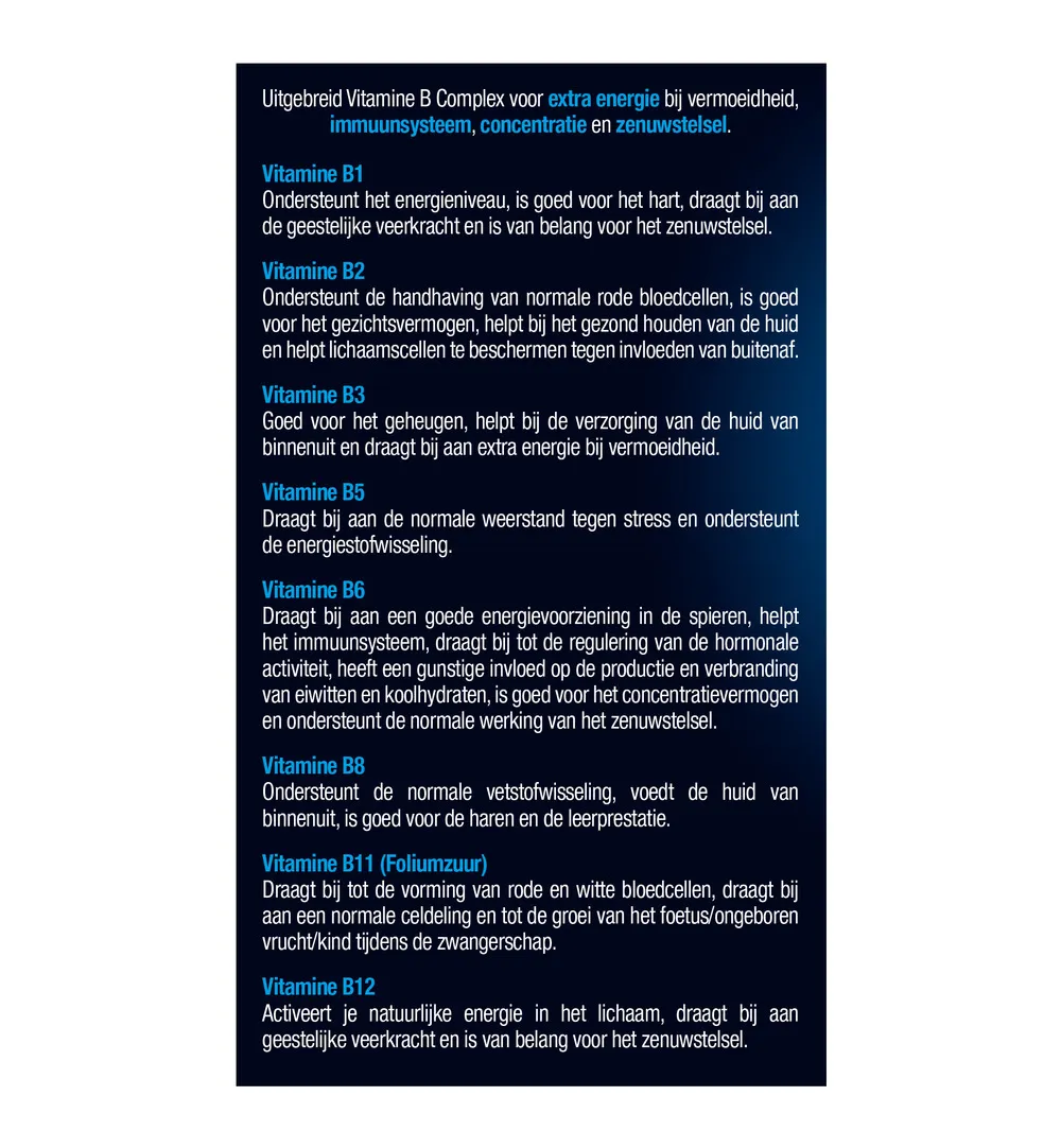 Lucovitaal Vitamine B Complex Forte (60 tabletten) - image 5