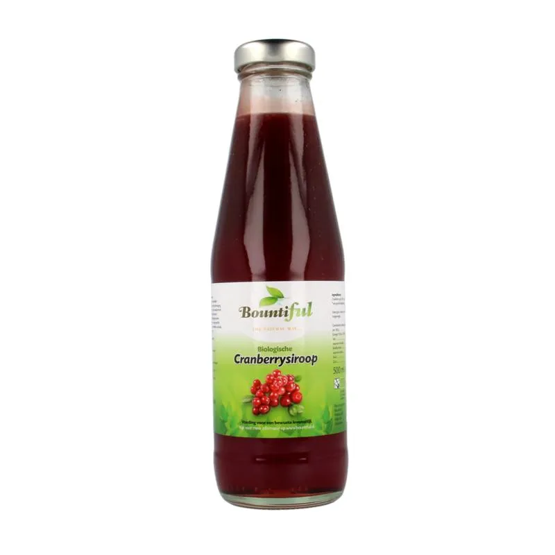 Bountiful Cranberrysiroop bio (500 ml)