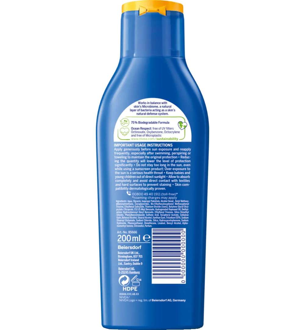 Nivea Sun protect & hydrate zonnemelk SPF50 (200 ml)