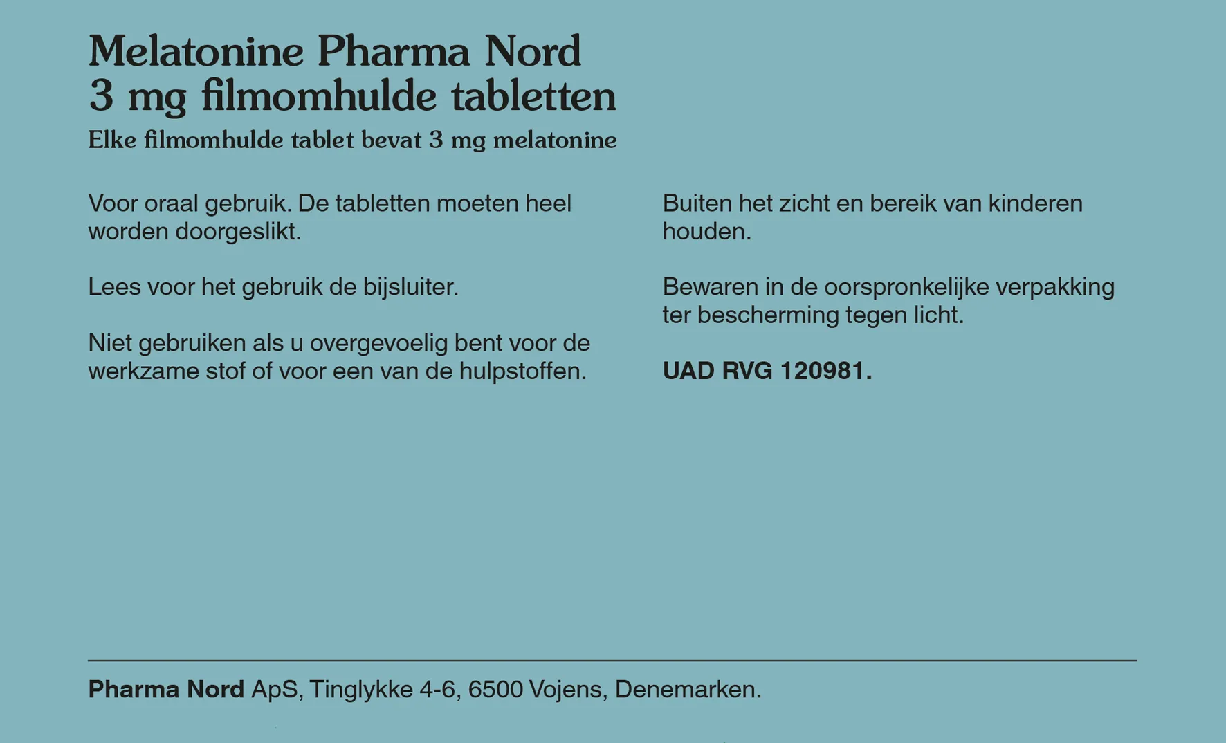 Pharma Nord Melatonine 3mg (30 tabletten)