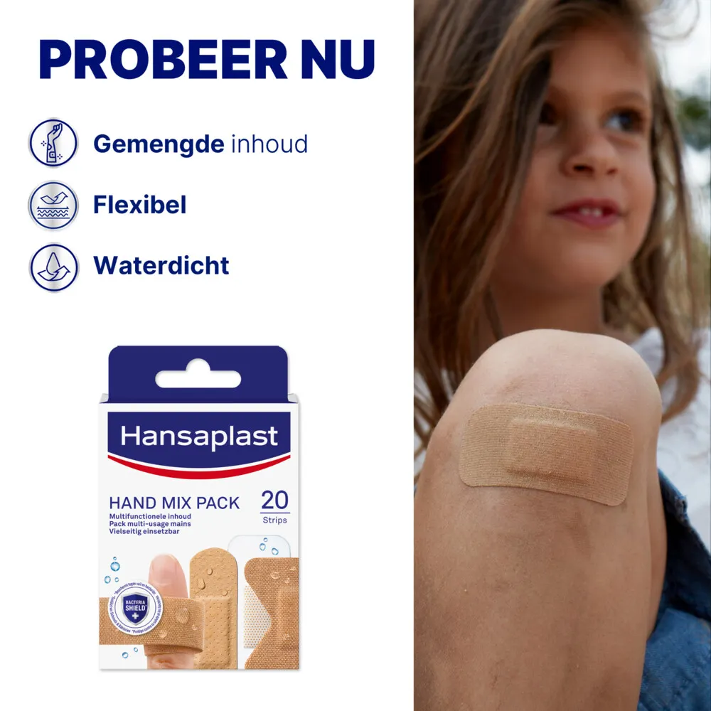 Hansaplast Hand mix pack pleisters (20 stuks) - image 2