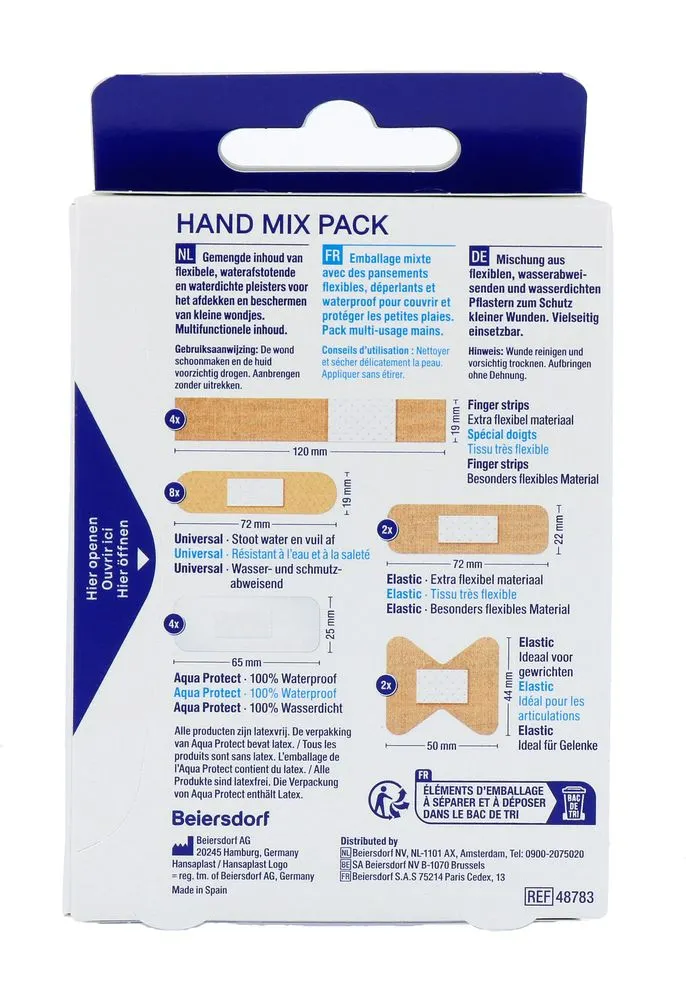 Hansaplast Hand mix pack pleisters (20 stuks) - image 4