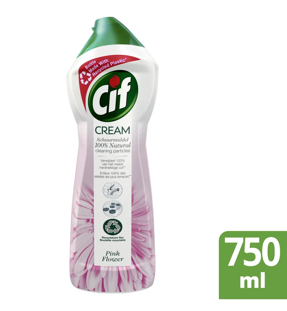 Cif Cream pink flower (750 ml)