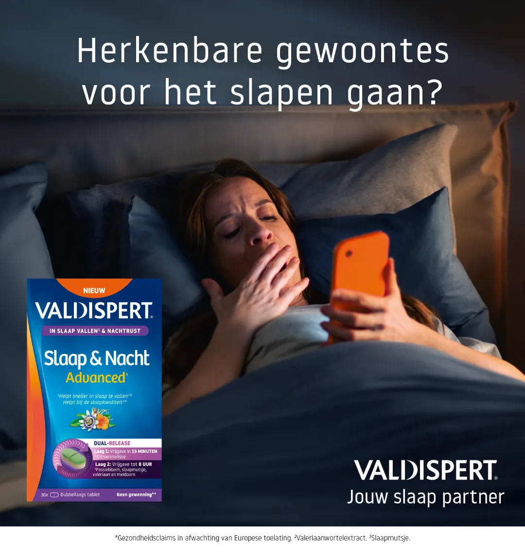 Valdispert Slaap & Nacht Melatonine 5 Htp (30 Tabletten) - image 2