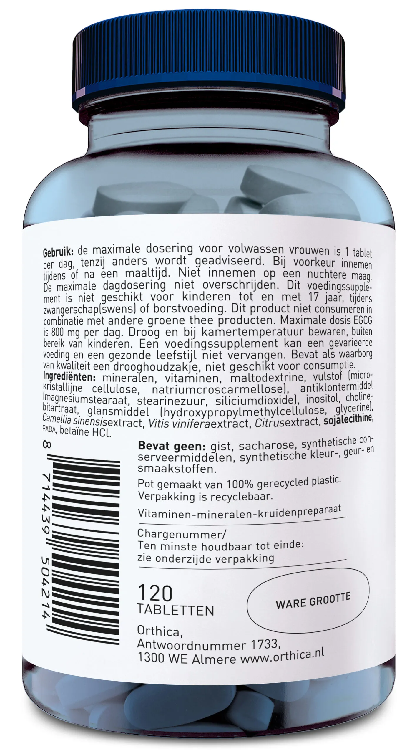 Orthica Multi Strata Fem (120 tabletten)
