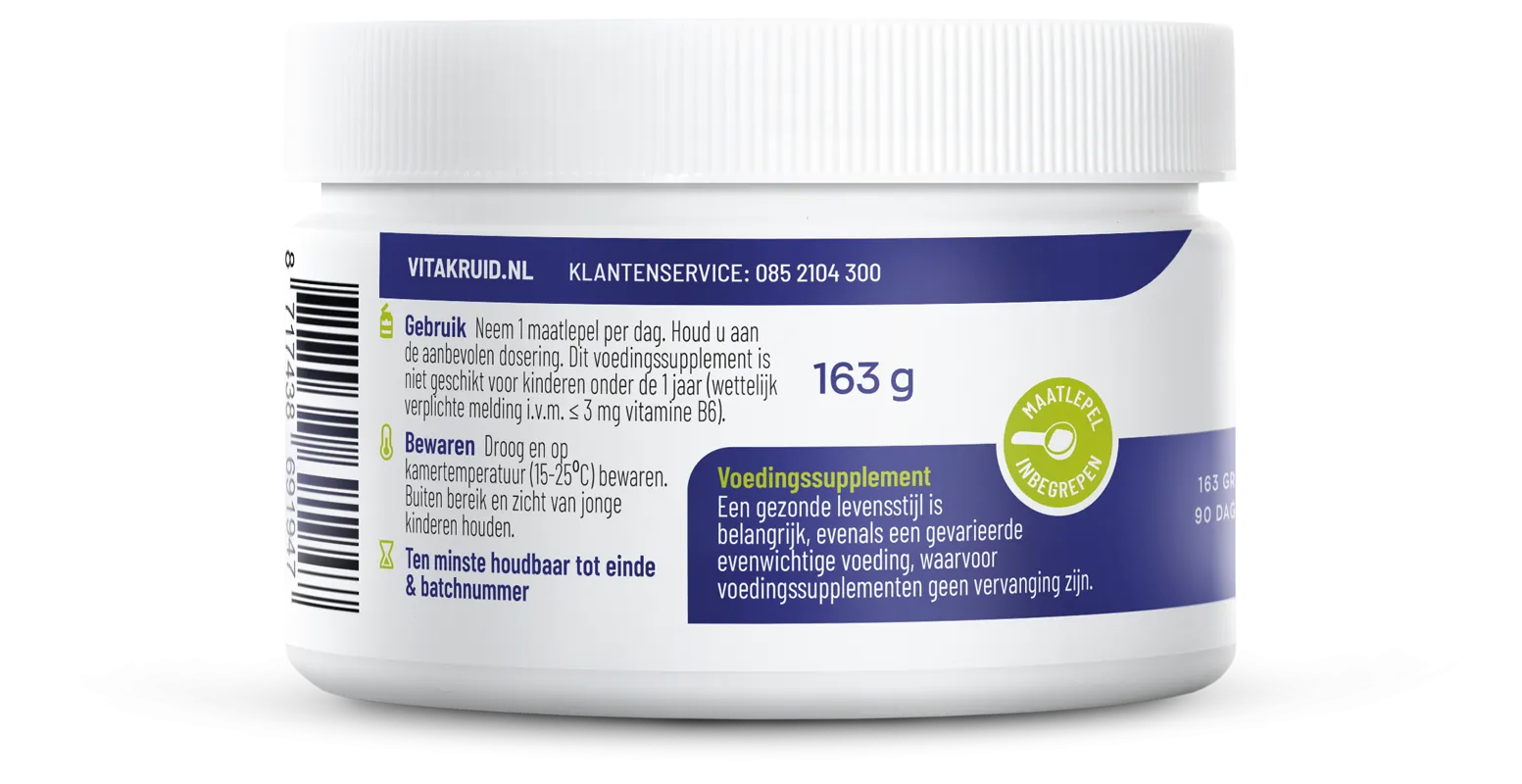 Vitakruid Multi Basis Vegan Poeder met Natuurlijke Vormen (163 gr)