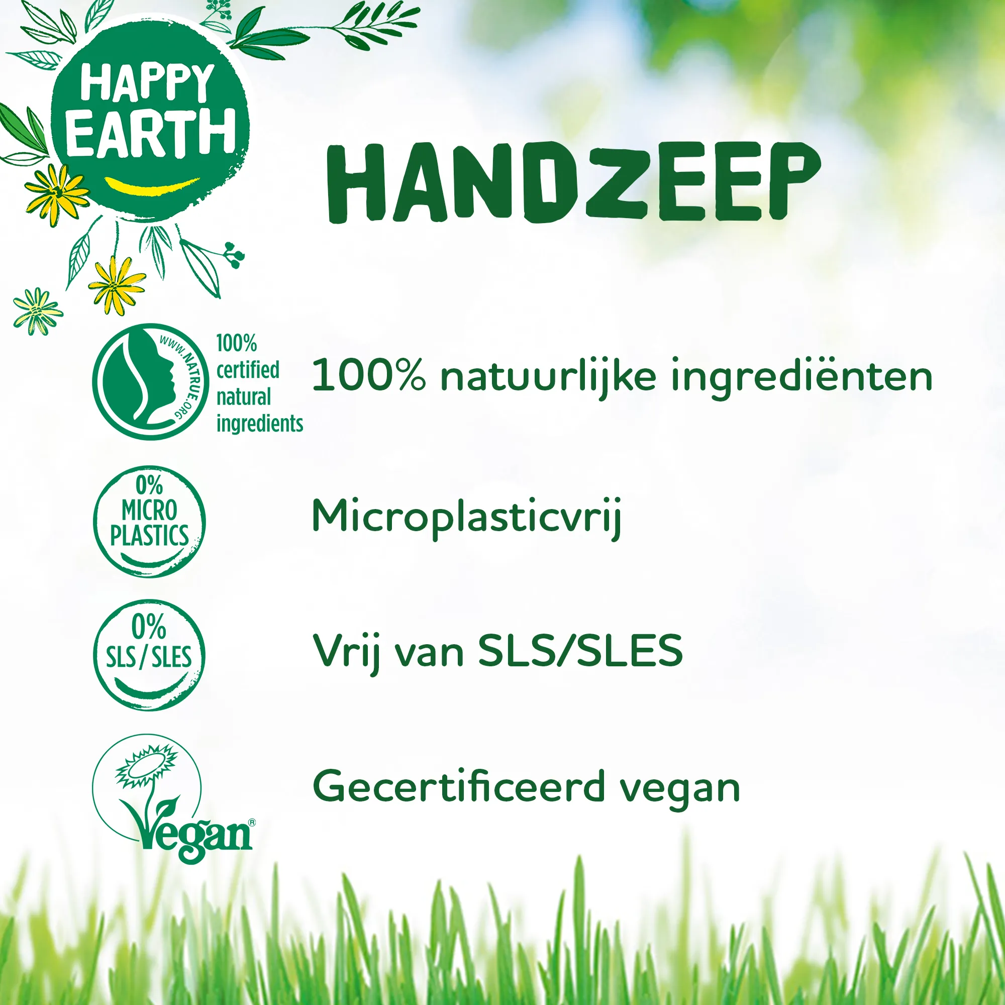 Happy Earth Handzeep Jasmine Ho Wood (300 ml) - image 3