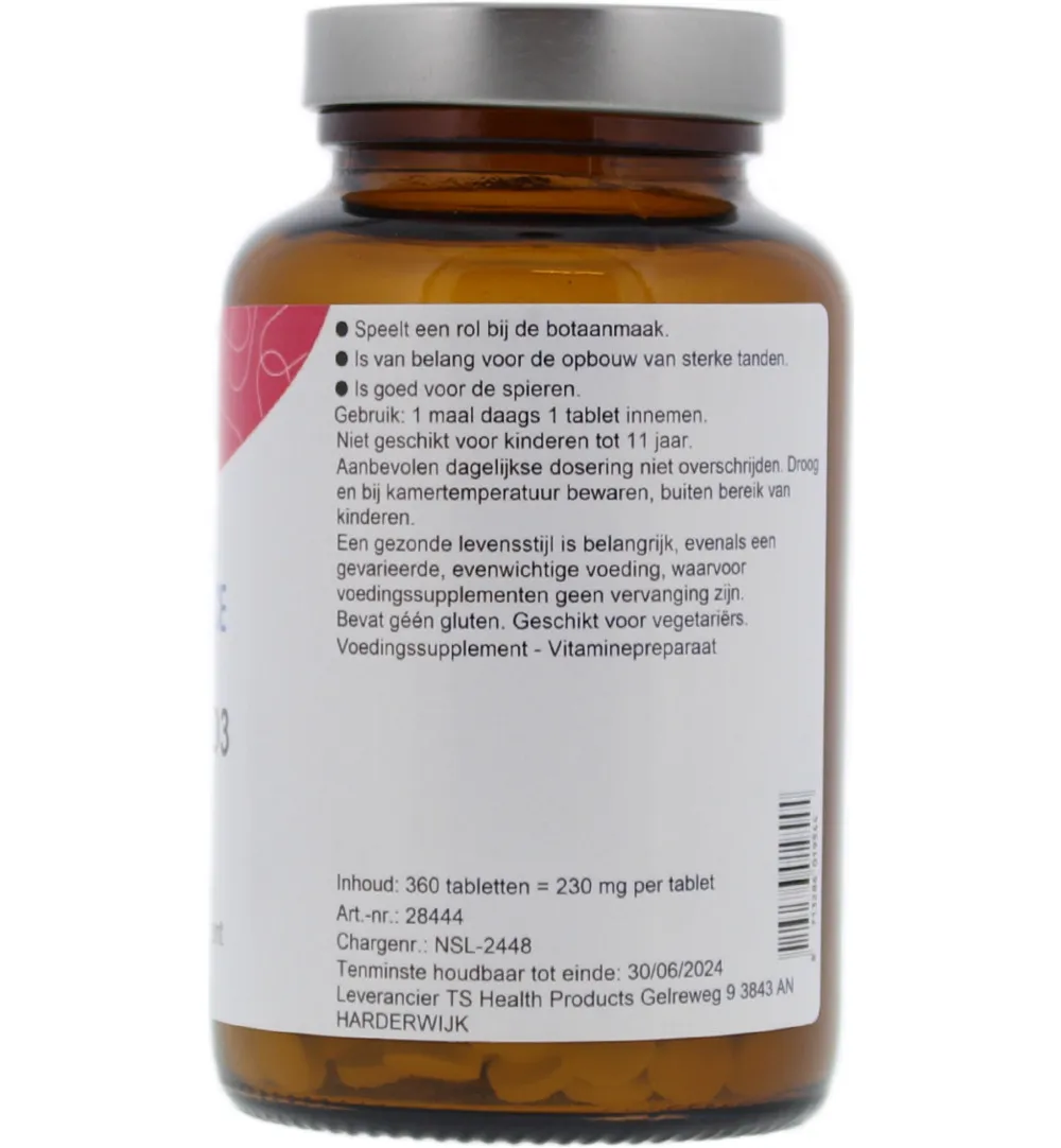 TS Choice Vitamine D3 25mcg (360 tabletten) - image 2
