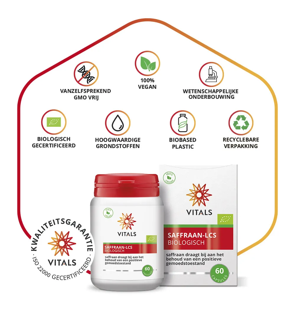 Vitals Saffraan-Lcs Bio (60 capsules) - image 3