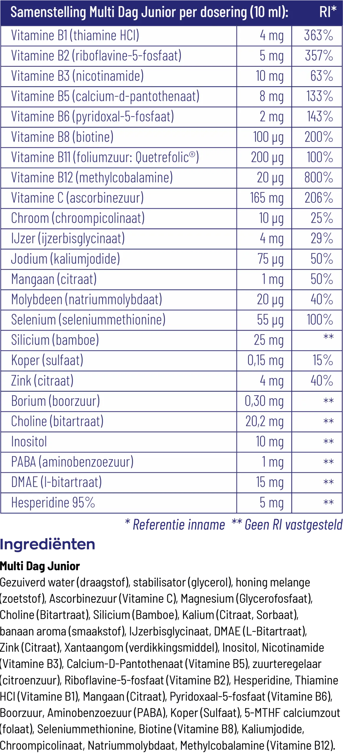 Vitakruid Multi Dag Junior 100% Vegan (300 ml) - image 3
