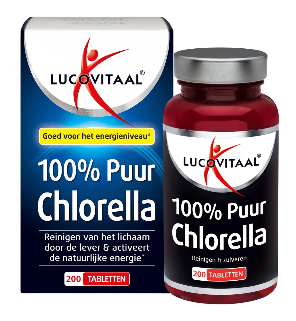 Lucovitaal Chlorella 100% Puur (200 tabletten) - image 2