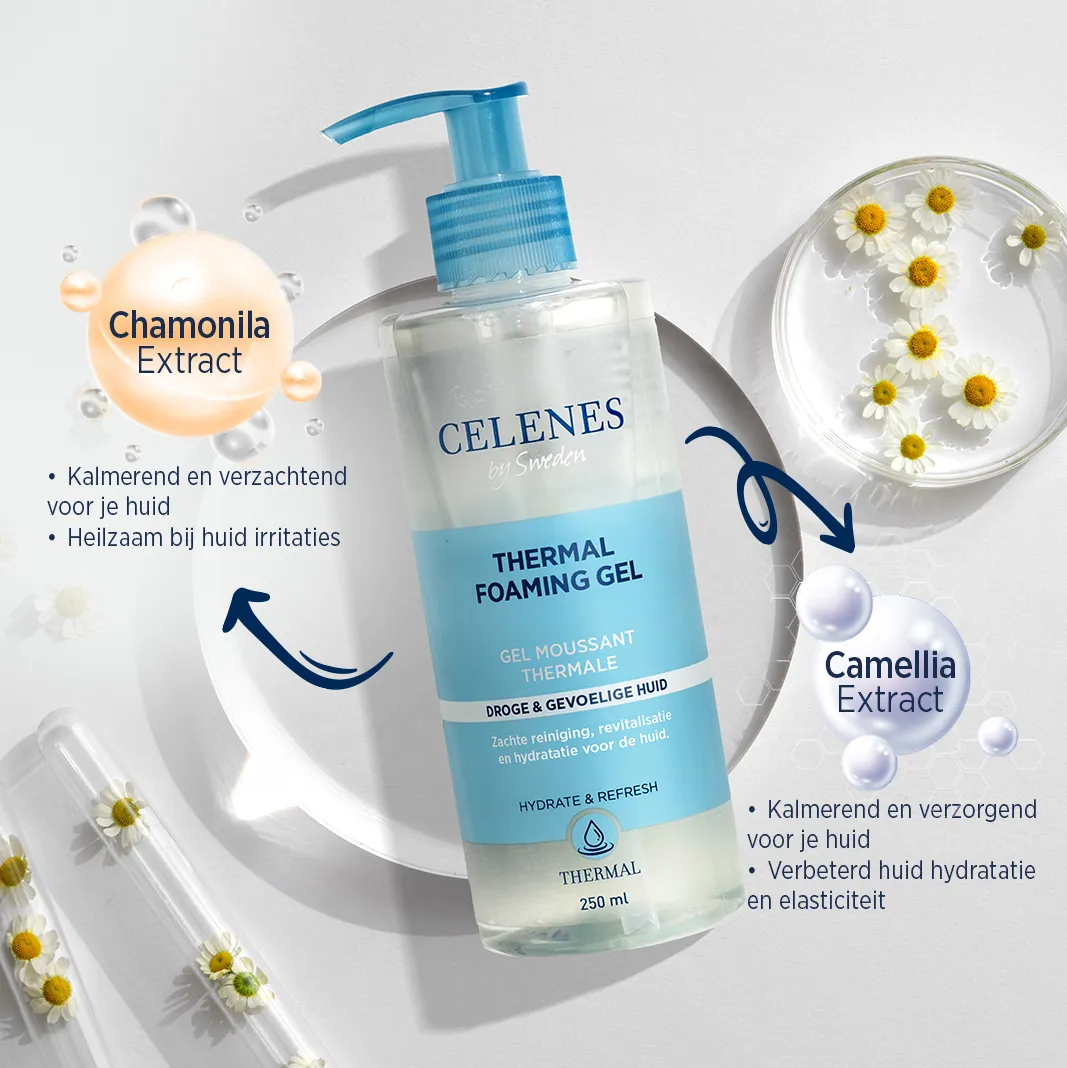 Celenes Thermal foaming gel dry skin (250 ml) - image 3