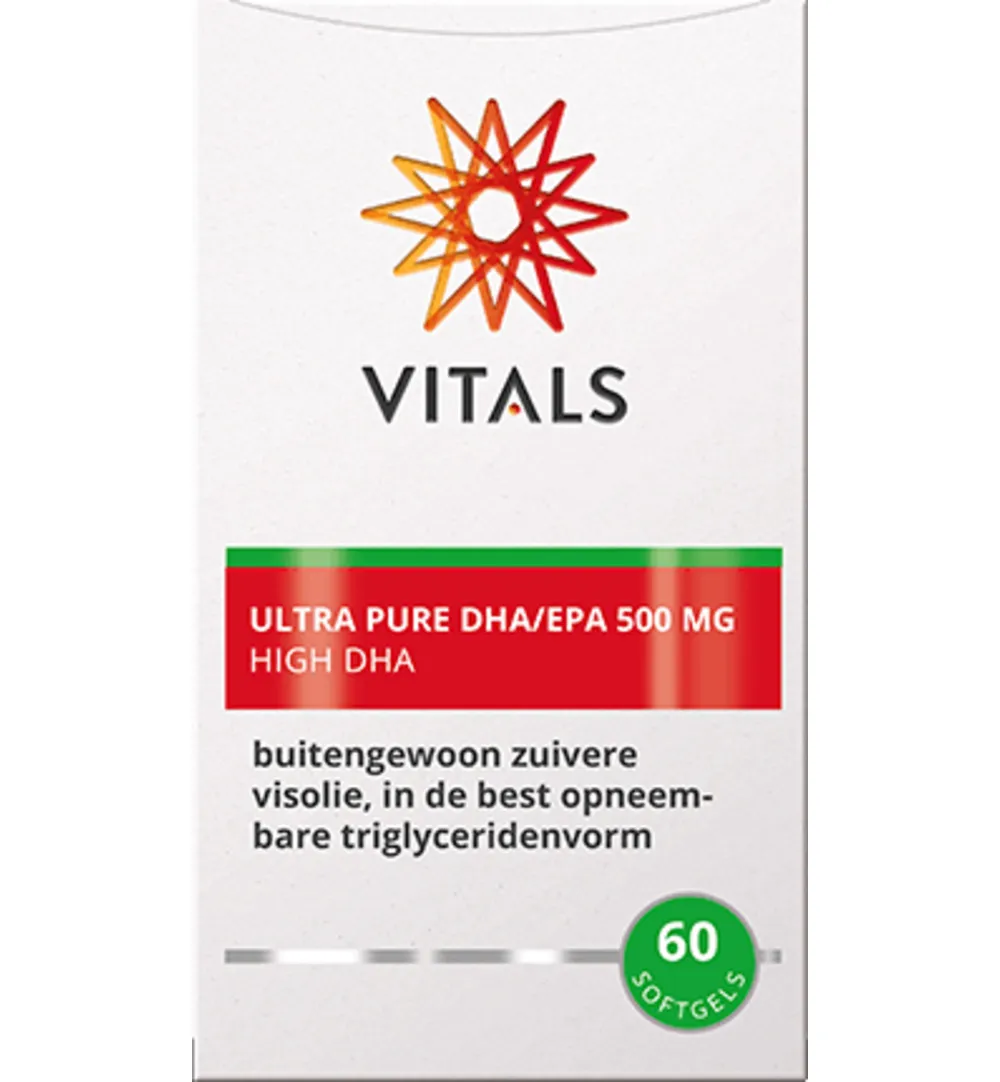 Vitals Ultra Pure DHA/EPA 500mg (60 softgels)