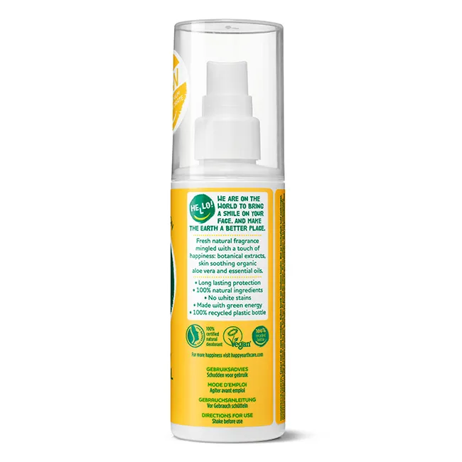 Happy Earth Deodorant spray jasmine ho wood (100 ml)