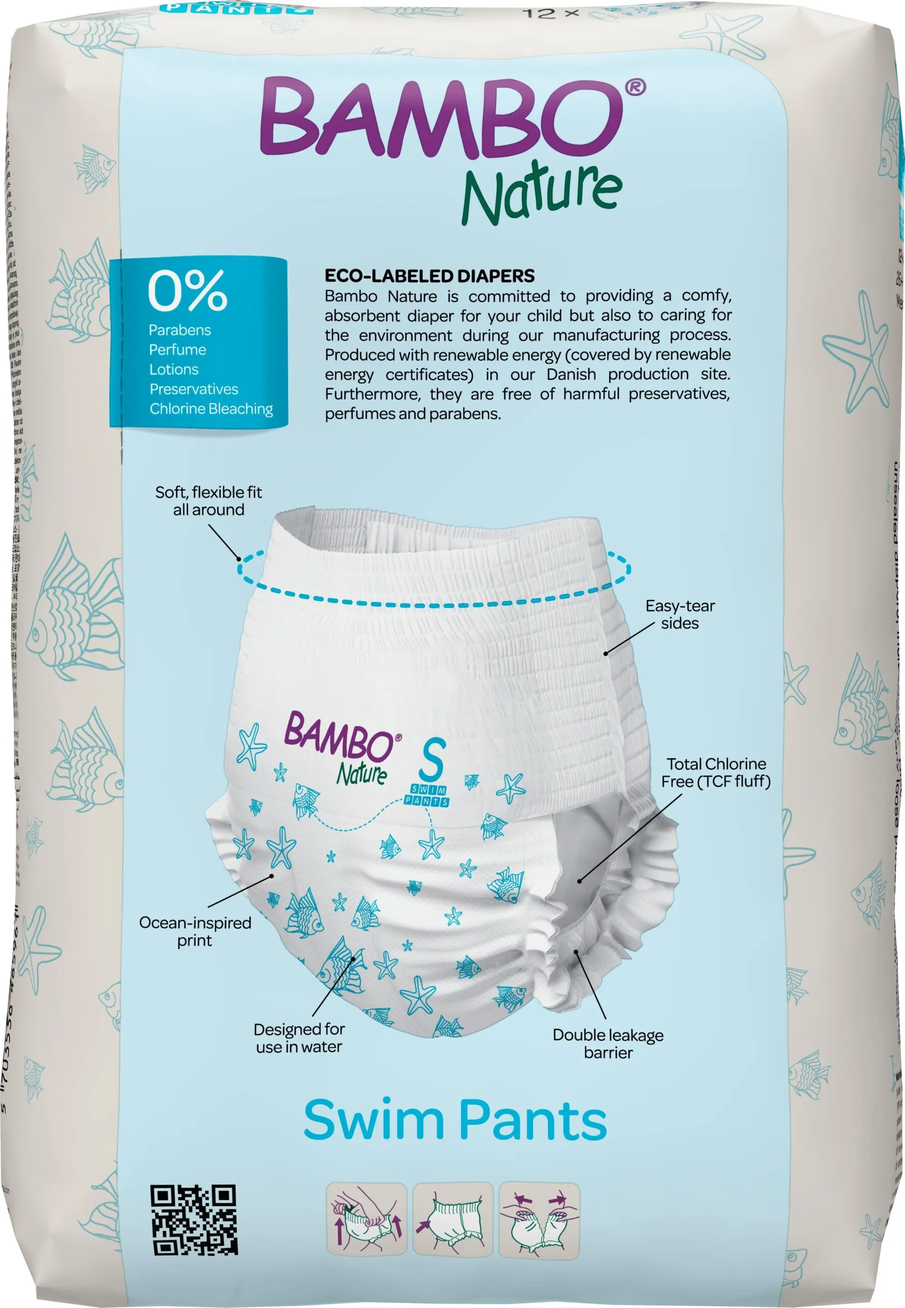 Bambo Nature Zwembroekjes S 7-12kg (12 stuks) - image 2