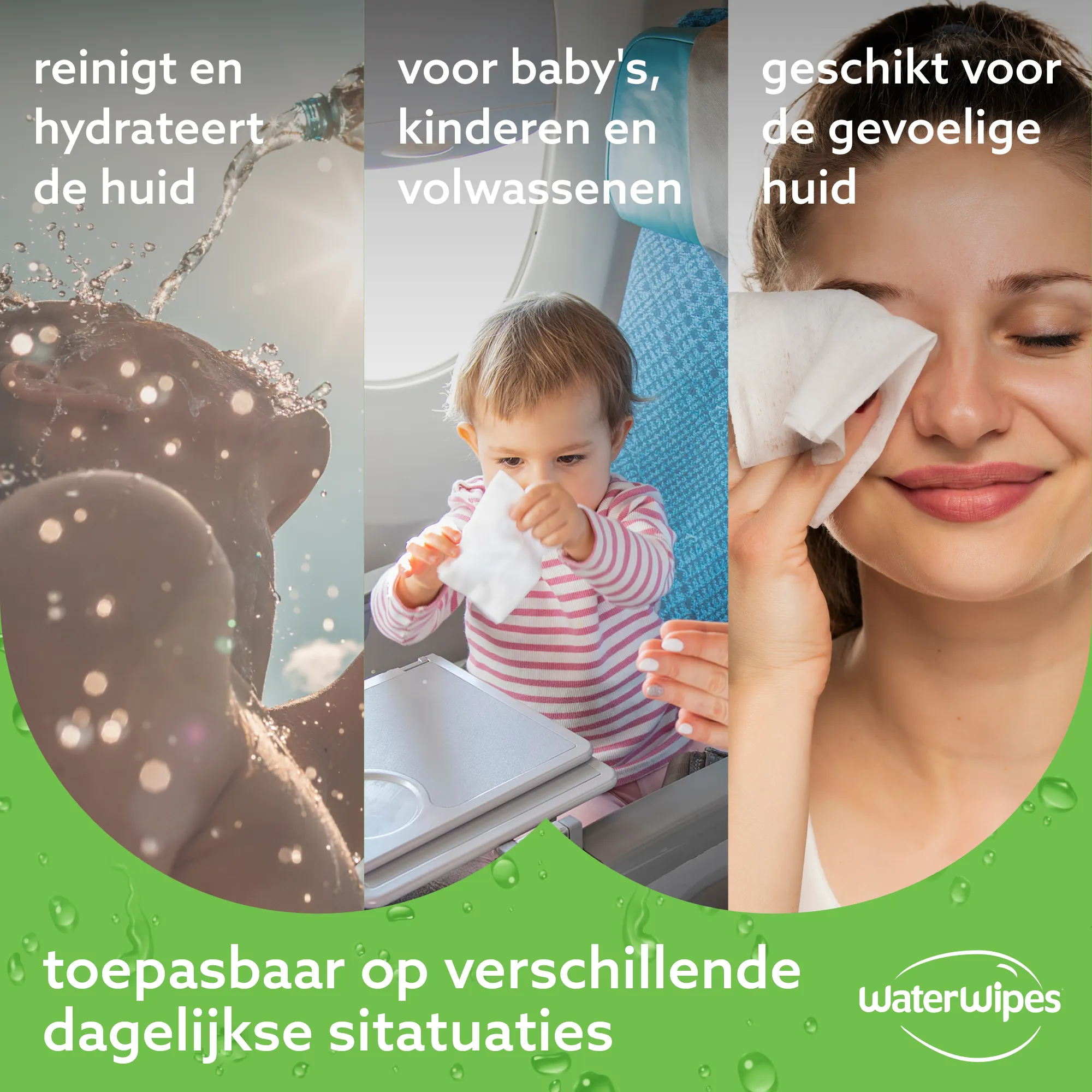 Waterwipes Hydrating Clean Doekjes (48 stuks) - image 6