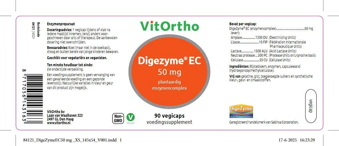 Vitortho Digezyme Ec (90 vega capsules)