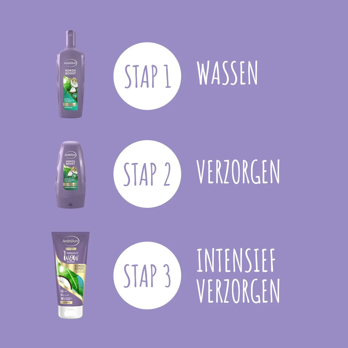 6x Andrelon Special Conditioner Kokos Boost (250 ml)