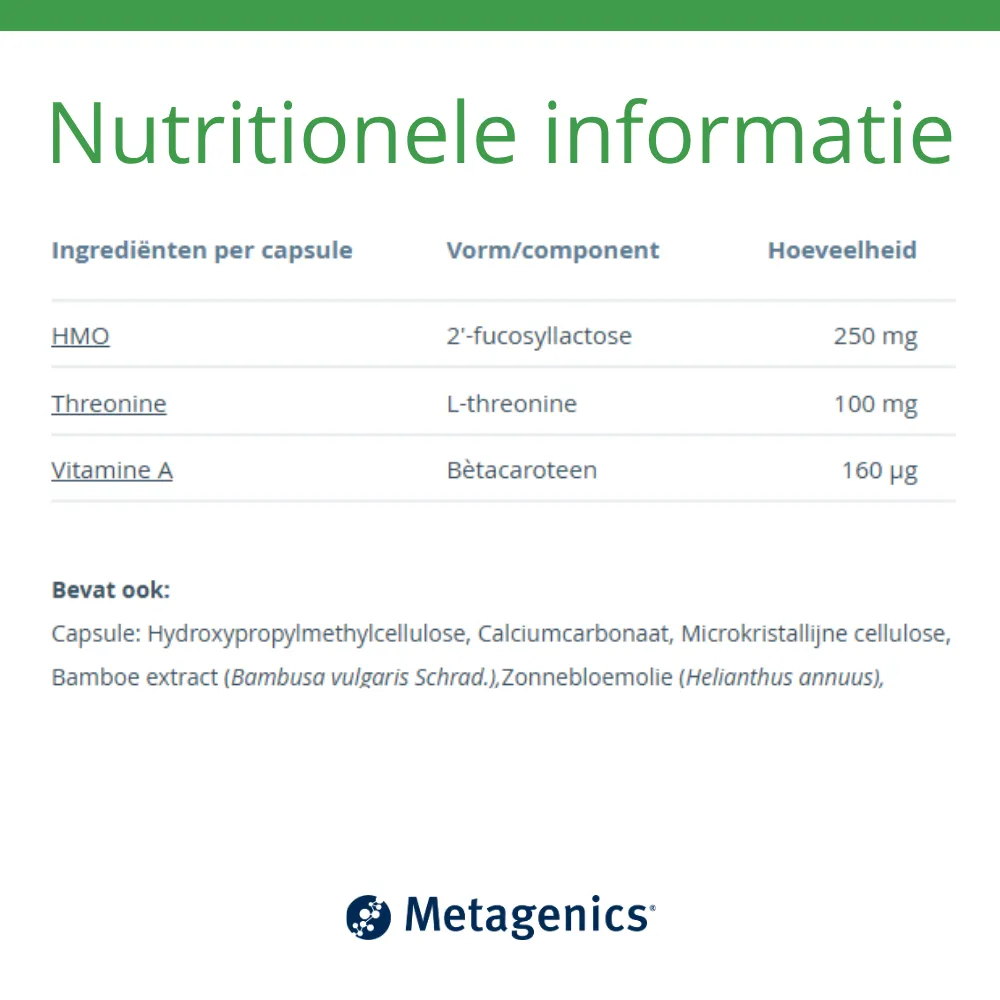 Metagenics Metafucose HMO V2 (90 capsules) - image 4