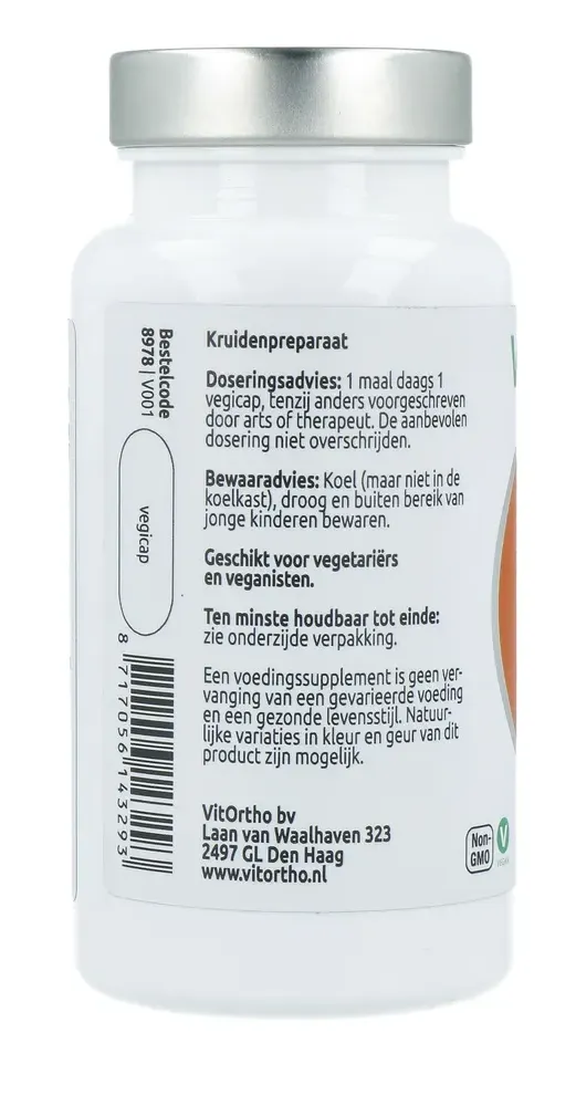VitOrtho Broccolikiemen 400 mg HiActives (60 vega capsules)