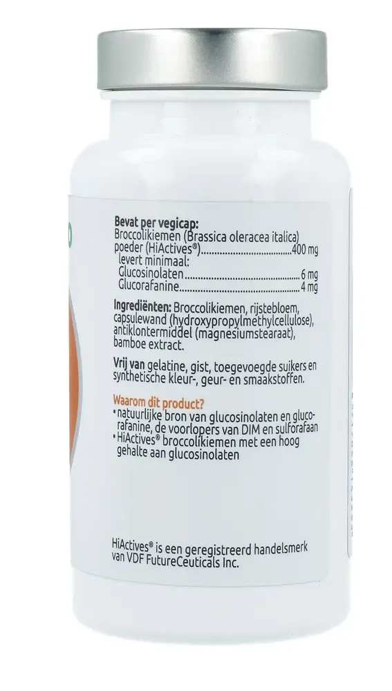 VitOrtho Broccolikiemen 400 mg HiActives (60 vega capsules) - image 2